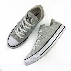 Converse All Star heather gray low top size 6